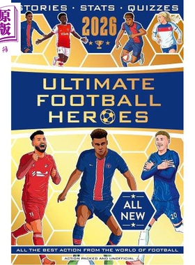 预售 足球英雄系列2026新版 年鉴 足球爱好者的礼物 Ultimate Football Heroes 2026 NEW EDITION 英文原版【中商原版】
