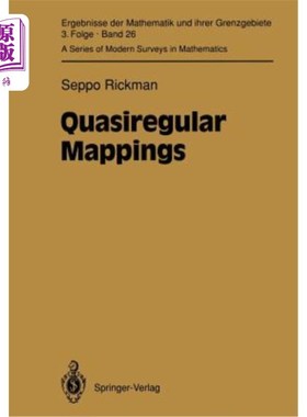海外直订Quasiregular Mappings 拟正则映射