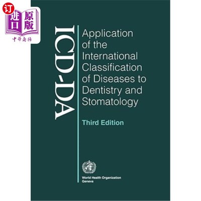 海外直订医药图书Application of the International Classification of Diseases to Dentistry and Sto 国际疾病分类法在口