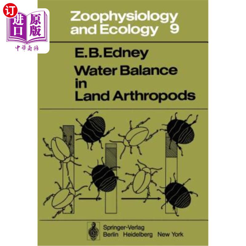 海外直订Water Balance in Land Arthropods 陆地节肢动物的水分平衡