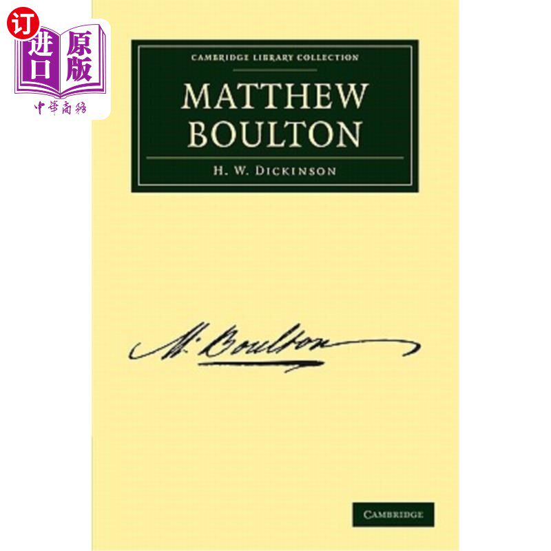 海外直订matthew boulton 马修·博尔顿