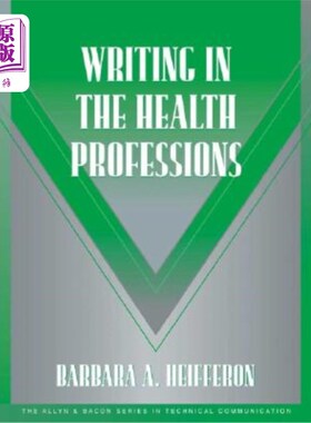 海外直订Writing in the Health Professions 卫生专业写作