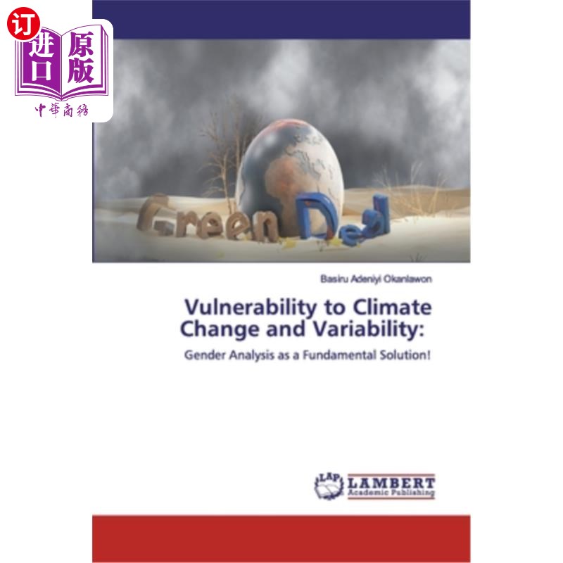 海外直订Vulnerability to Climate Change and Variability对气候变化和变率的脆弱性