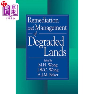 海外直订Remediation and Management of Degraded Lands 退化土地的修复和管理