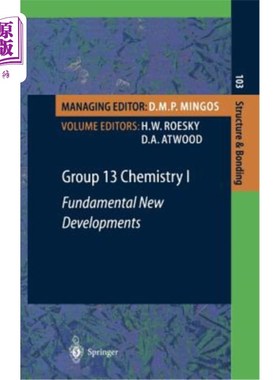 海外直订医药图书Group 13 Chemistry I: Fundamental New Developments 第13组化学I：基础新发展