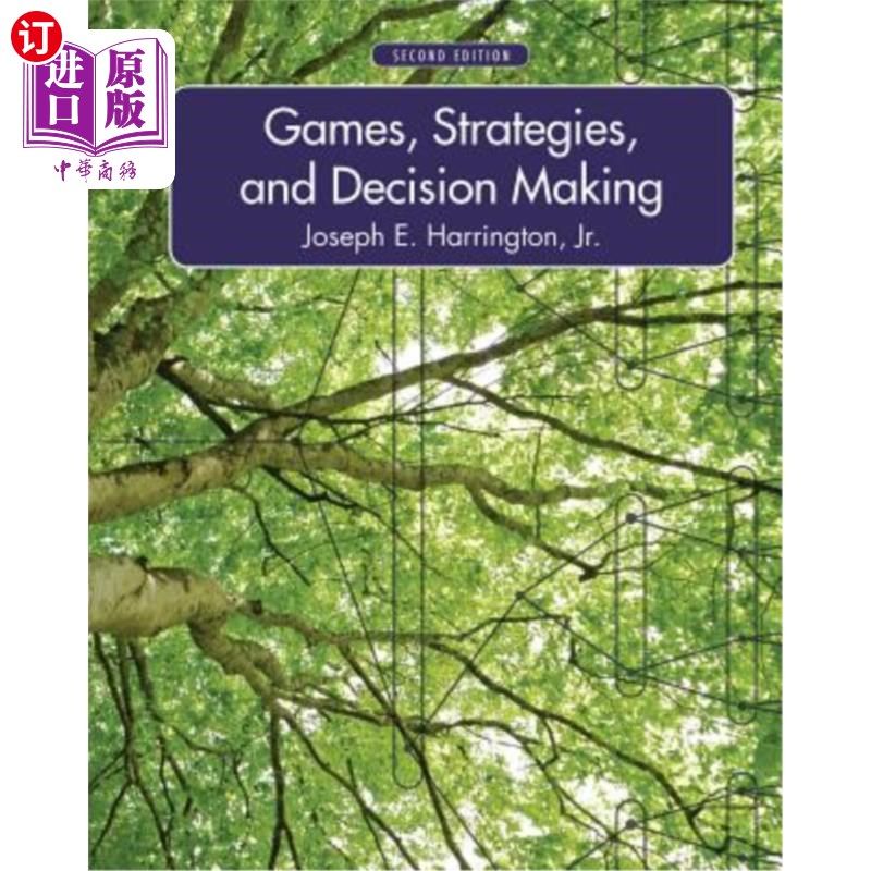 海外直订Games, Strategies, and Decision Making 游戏,策略和决策制定