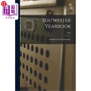 1922 Yearbook; 西南风年鉴;1922 wester 海外直订Sou