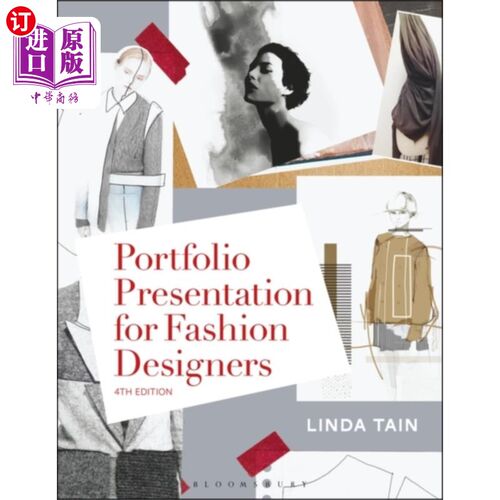 海外直订Portfolio Presentation for Fashion Designers 时装设计师作品集展示