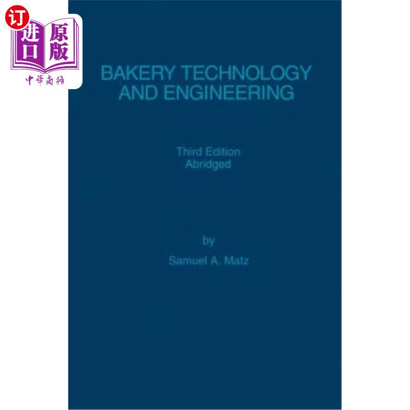 海外直订Bakery Technology and Engineering 烘焙技术与工程