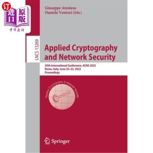 Conference Cryptography 20th 海外直订Applied ACNS 学和网络安全 Network 应用密码 and 第20届 Security International