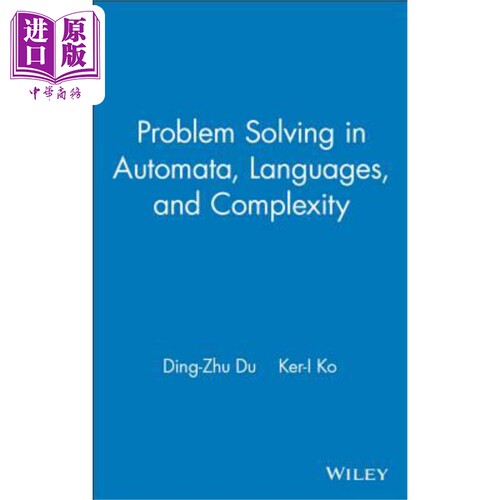 现货 Problem Solving in Automata, Languages, and Complexity【中商原版】