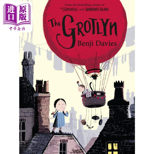 Benji Davies The Grotlyn 看不见的怪物 儿童绘本 故事图画书 英文原版 进口图书 4岁以上【中商原版】