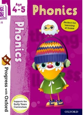 海外直订Progress with Oxford: Phonics Age 4-5 牛津大学的进步:4-5岁儿童的自然拼读