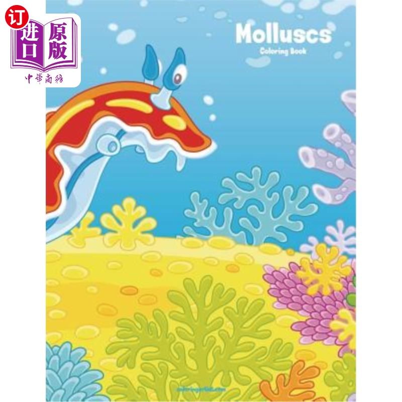 海外直订Molluscs Coloring Book 1