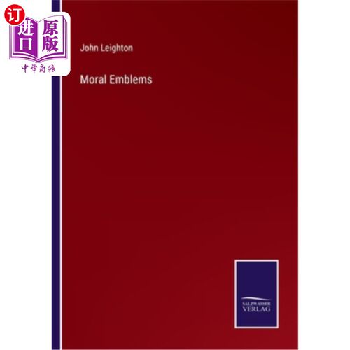 海外直订Moral Emblems 道德的象征