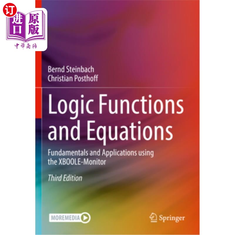 海外直订Logic Functions and Equations: Fundamentals and Applications Using the Xboole-Mo 逻辑函数和方程:xb