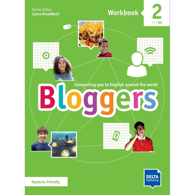 Bloggers 2 Workbook Delta for Teens CEFRA1-A2 博客2练习册 青少儿英语 英文原版进口图书教材教辅参考书 ELT【中商原版】