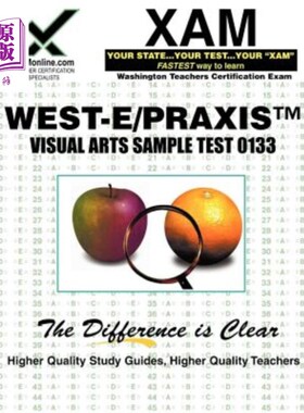 海外直订West-E/Praxis II Visual Arts Sample Test 0133 West-E/PraseII视觉艺术样本测试0133