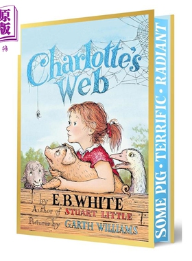 夏洛的网 限量刷边版 Charlottes Web Collectors Deluxe Limited Edition 英文原版 儿童文学经典名著读物 进口【中商原版】