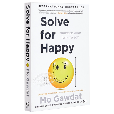 现货 Solve for Happy: Engineer Your Path to Joy 英文原版 快乐方程式 自我提升 成功励志【中商原版】
