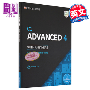 C1等级 Student 剑桥官方CAE备考真题模拟题学生用书4 中商原版 自学教材 Book 有答案配音频线上资源