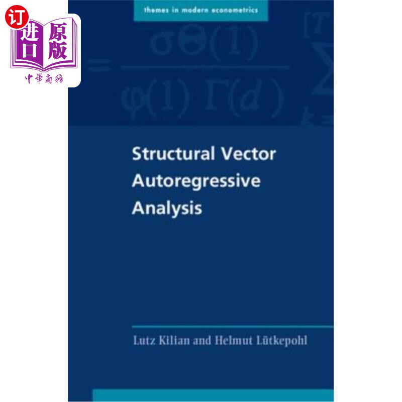 海外直订Structural Vector Autoregressive Analysis 结构向量自回归分析