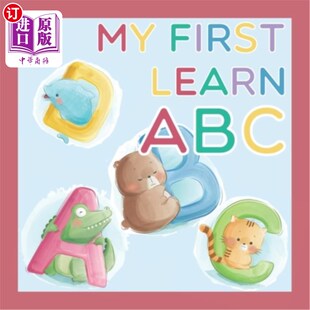 Preschoolers 字母表书 ABC For Toddlers Books Learn Alphabet 我第一次学习ABC：幼儿和学龄前儿童 海外直订My First
