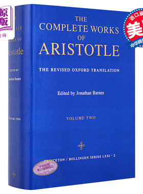 亚里士多德全集 第2卷 Complete Works of Aristotle Volume 2 英文原版 Jonathan Barnes【中商原版】