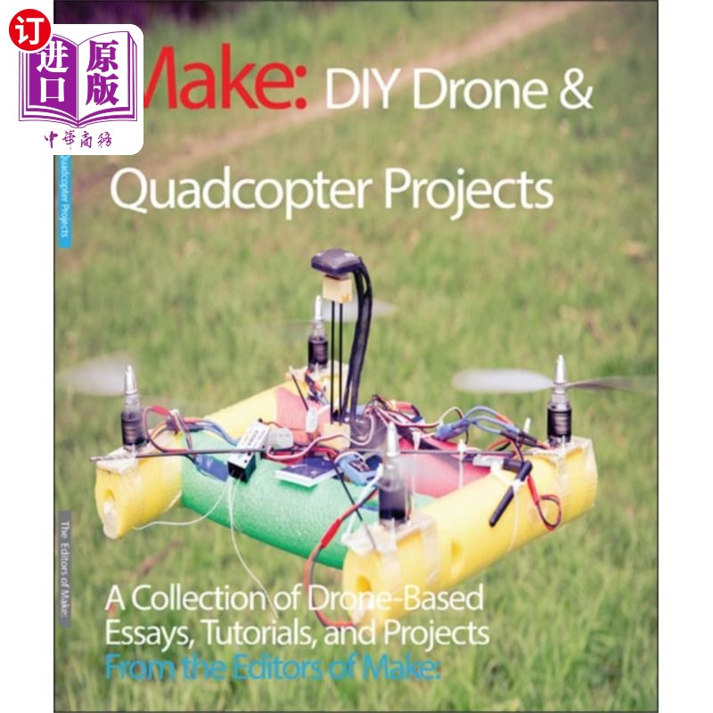 海外直订DIY Drone and Quadcopter Projects DIY无人机和四直升机项目