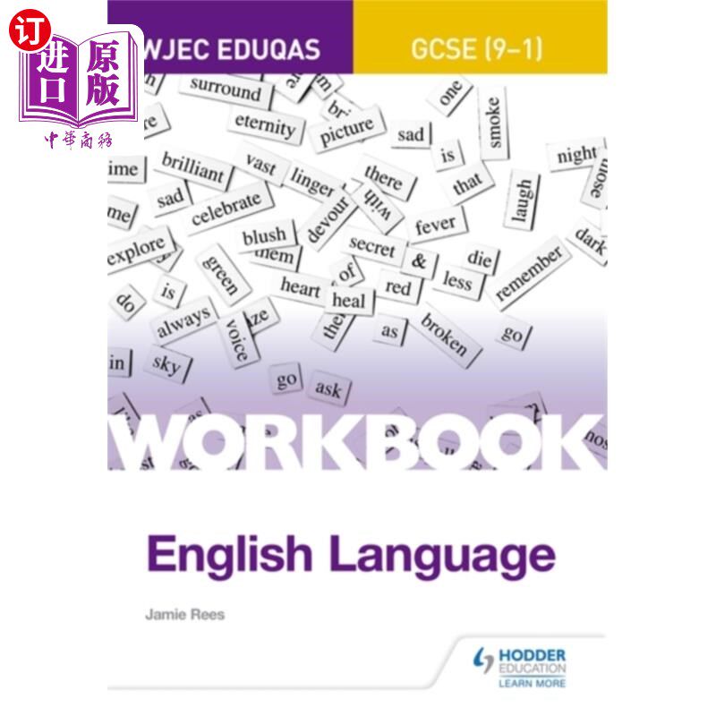 海外直订Eduqas GCSE (9-1) English Language Workbook 英国普通中等教育证书(9-1)英语语言练习册