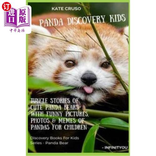 海外直订Panda Discovery Kids: Jungle Stories of Cute Panda Bears with Funny Pictures, Ph 熊猫发现儿童：可爱熊猫的丛