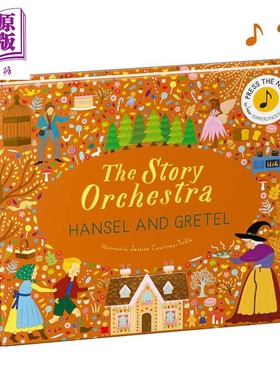 小猫头鹰社管弦乐队 糖果屋 The Story Orchestra Hansel and Gretel 英文原版 儿童活动玩具书 音乐绘本 有声书【中商原版】