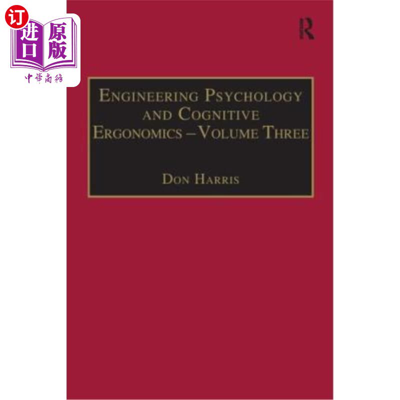 海外直订Engineering Psychology and Cognitive Ergonomics: Volume 3: Transportation System 工程心理学和认知人体工程学