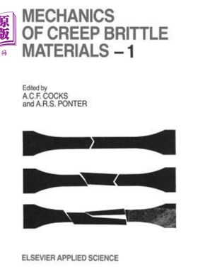 海外直订Mechanics of Creep Brittle Materials 1 蠕变脆性材料的力学