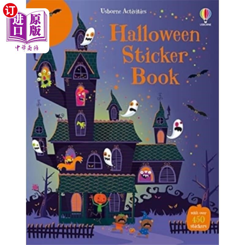 海外直订Halloween Sticker Book 万圣节贴纸书