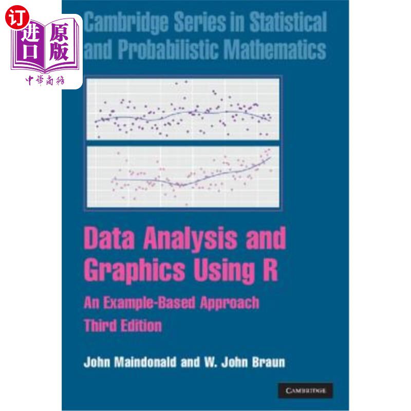 海外直订Data Analysis and Graphics Using R 使用R的数据分析和图形：基于实例的方法