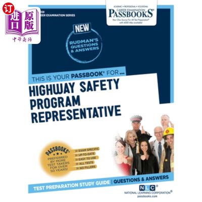 海外直订Highway Safety Program Representative (C-4059): Passbooks Study Guidevolume 4059 公路安全项目代表