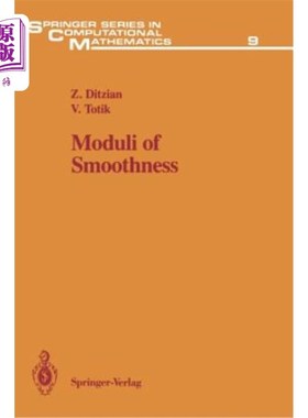 海外直订Moduli of Smoothness 模的平滑度