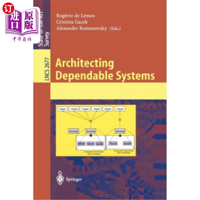 海外直订Architecting Dependable Systems 可靠的系统架构