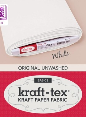 海外直订kraft-tex (TM) Basics Bolt, White kraft-tex (TM)基础螺栓，白色