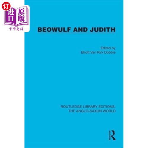海外直订Beowulf and Judith 贝奥武夫和朱迪思