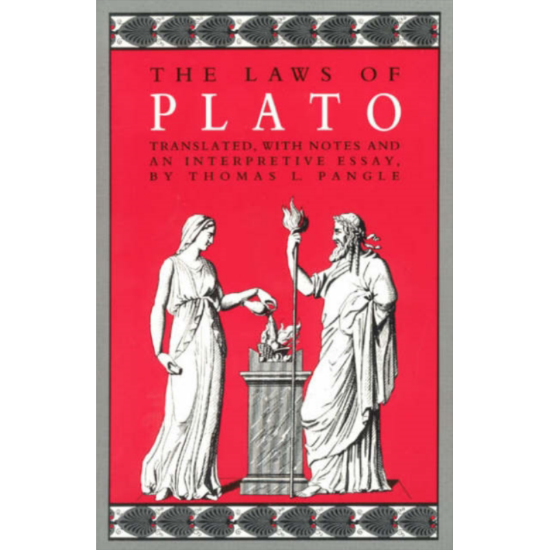 柏拉图 法律篇 耶鲁大学哲学系课程用书 英文原版 The Laws of Plato 希腊知名哲学家 思想家 社科 哲学【中商原版】