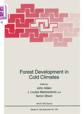 海外直订Forest Development in Cold Climates 寒冷气候下的森林发展