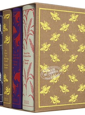 企鹅布纹布面经典系列 托马斯哈代 盒装四本 英文原版 Thomas Hardy Boxed Set Thomas Hardy 经典文学【中商原版】