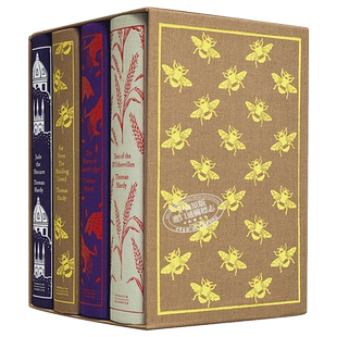 企鹅布纹布面经典系列 托马斯哈代 盒装四本 英文原版 Thomas Hardy Boxed Set Thomas Hardy 经典文学【中商原版】