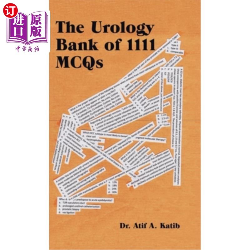 海外直订医药图书The Urology Bank of 1111 Mcqs 泌尿外科银行
