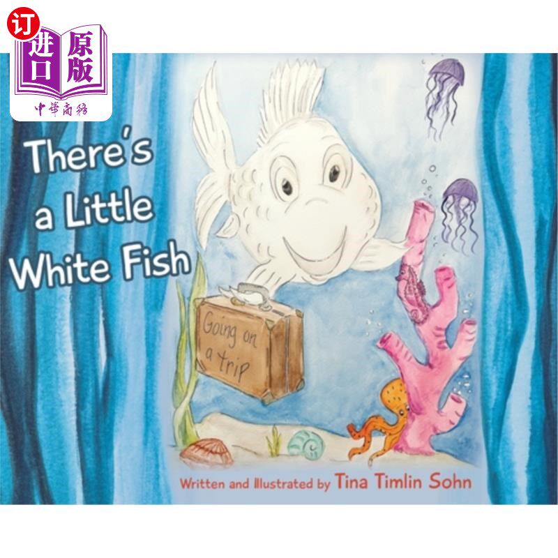 海外直订There's a Little White Fish 有一条小白鱼