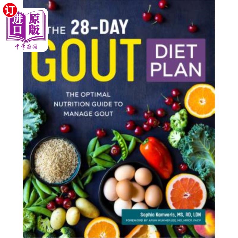 海外直订医药图书The 28-Day Gout Diet Plan: The Optimal Nutrition Guide to Manage Gout 28天痛风饮食计划:控制痛风的