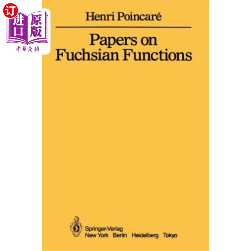 海外直订Papers on Fuchsian Functions 关于Fuchsian函数的论文