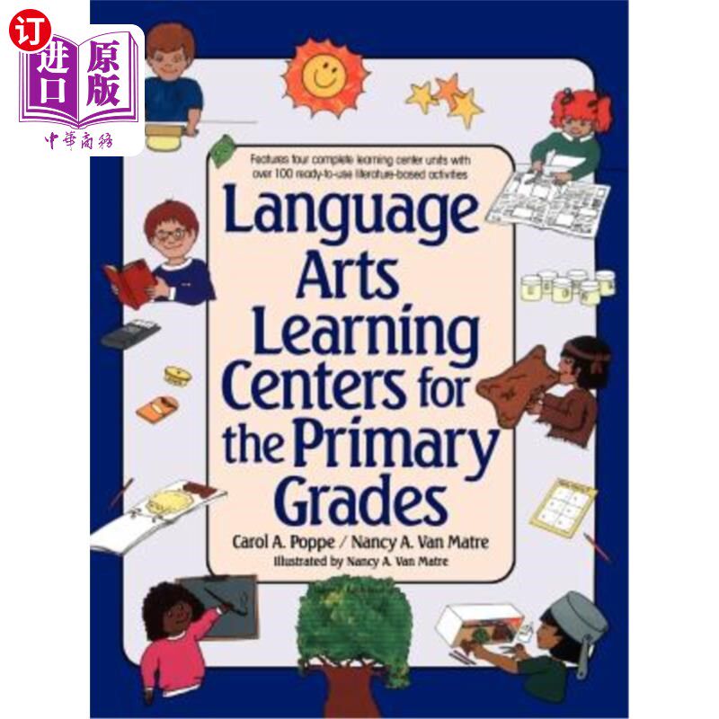 海外直订Language Arts Learning Centers for the Primary Grades 小学年级语言艺术学习中心